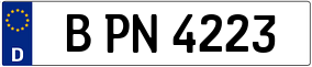 Truck License Plate